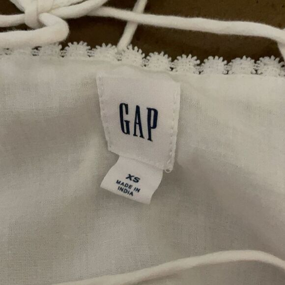 Gap White Embroidered Sundress - XS - Picture 3 of 4